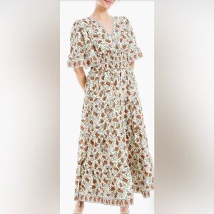 MAX STUDIO Smocked Waist Midi Dress size medium